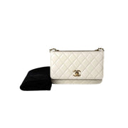 Chanel Trendy CC WOC Bag White Lambskin